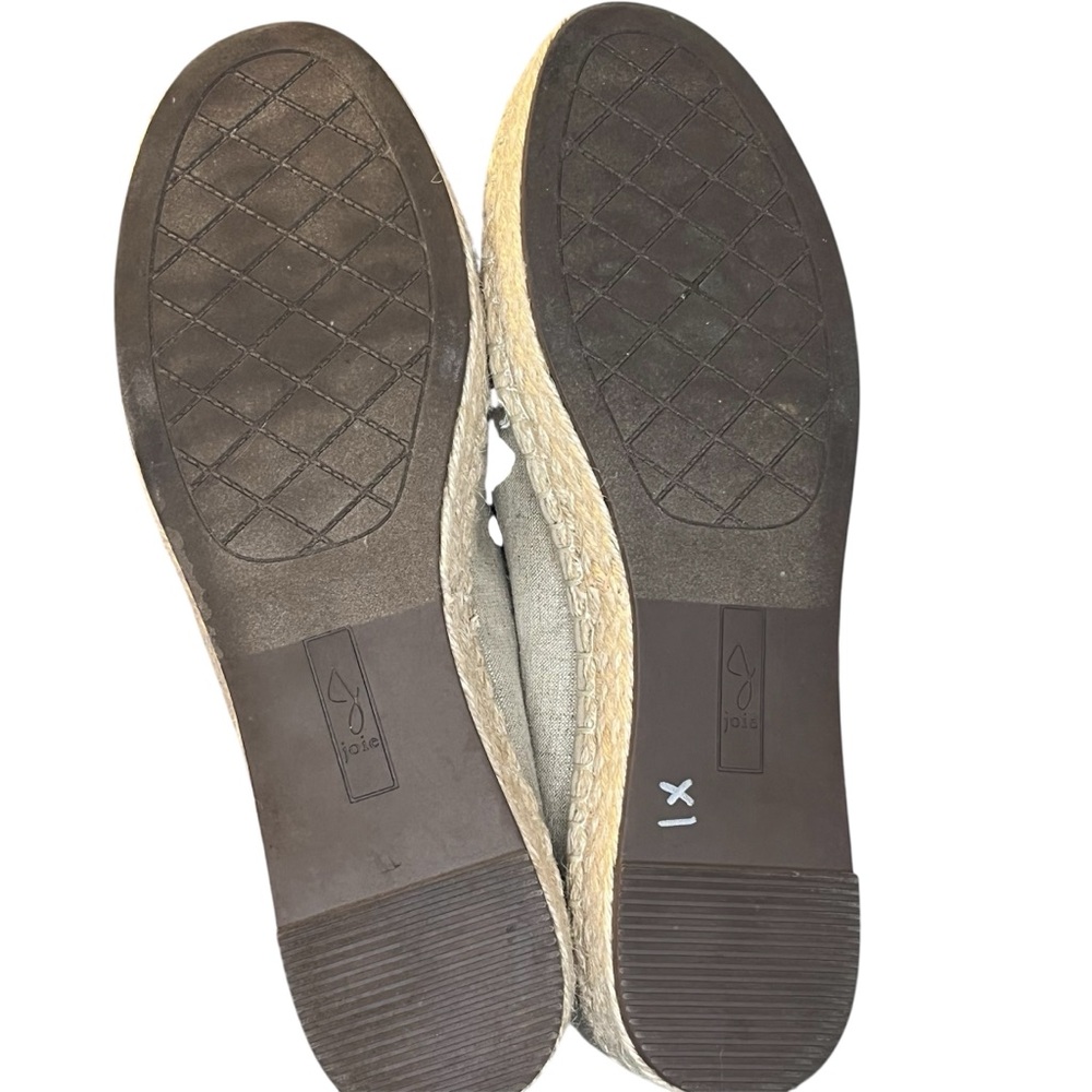 Joie Cara Metallic Beige Espadrille Flats - Picture 6 of 7